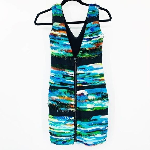 Rag & Bone Harley Frayed Silk Dress Sz‎ S - Picture 5 of 8